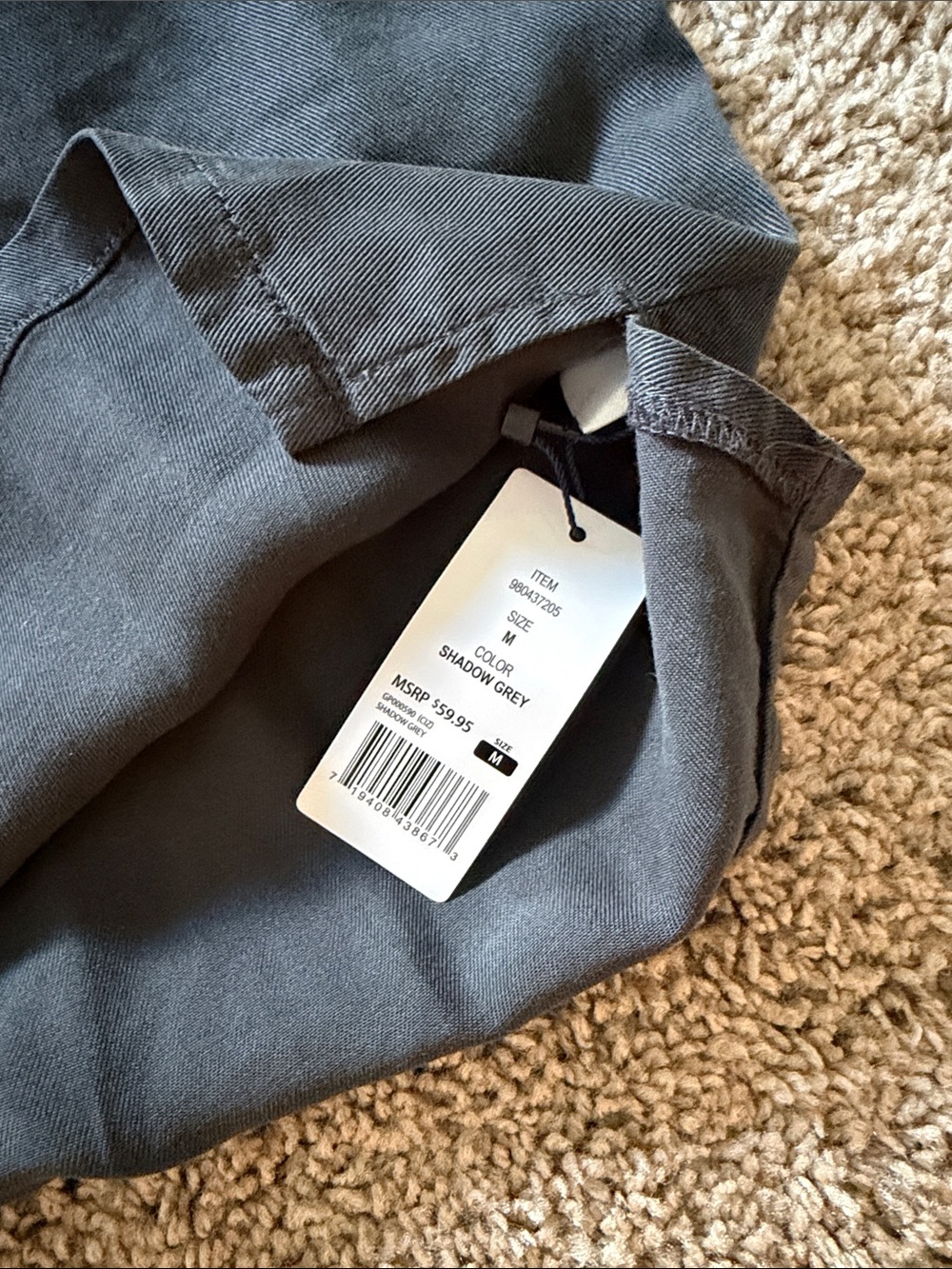GAP Short-Sleeve Polo Dress in Charcoal Gray - Picture 2 of 4